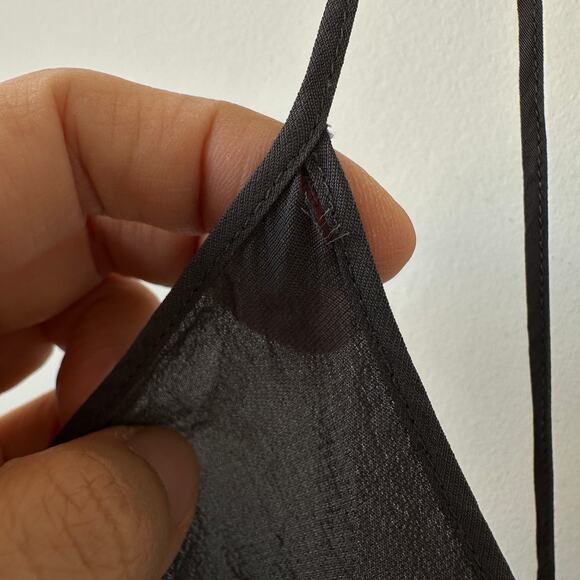 MaxMara Grey Silk Cami Top Size M - Picture 6 of 9